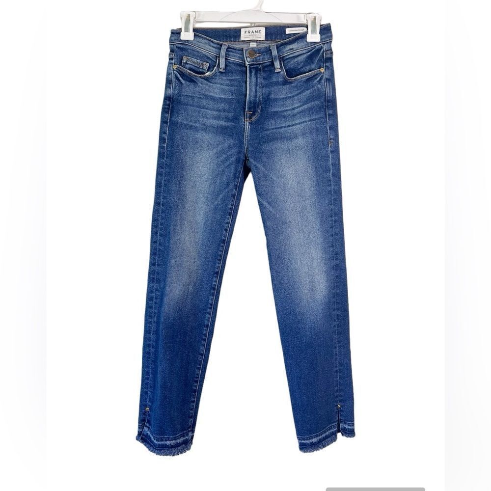 Frame Le Nouveau Straight-Leg Jeans Granby 25 - Picture 2 of 9